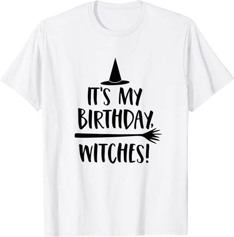 Birthday witch t shirt